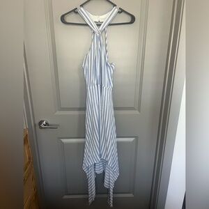 bishop + young Women’s Blue and White Long Dress